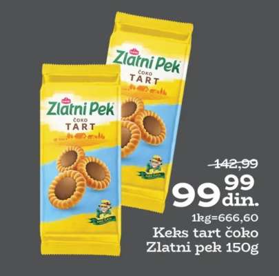 Zlatni Pek čoko TART