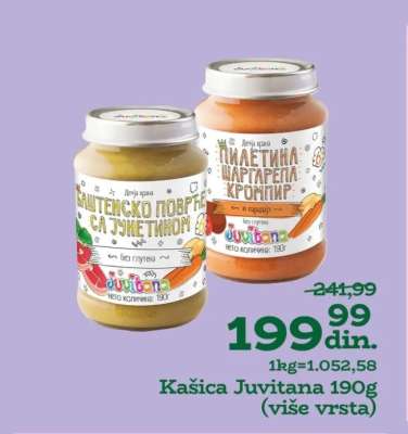 Kašica Juvitana 190g