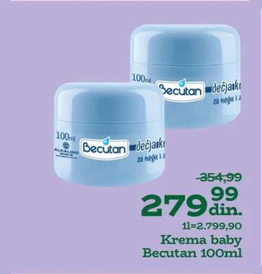 Krema baby Becutan 100ml