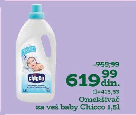 Omekšivač za veš baby Chicco 1,5l