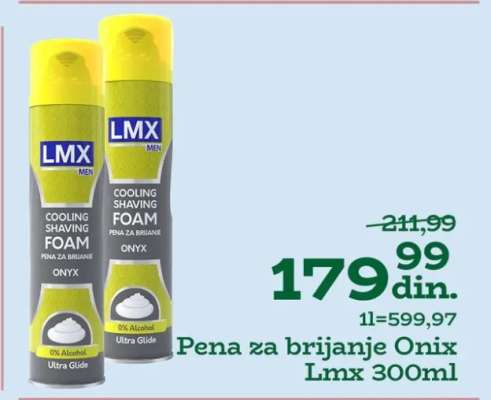 Pena za brijanje Onix Lmx 300ml