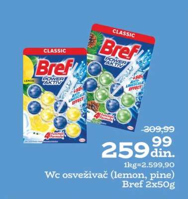Bref 2x50g