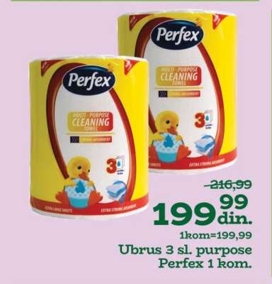 Ubrus 3 sl. purpose Perfex 1 kom.