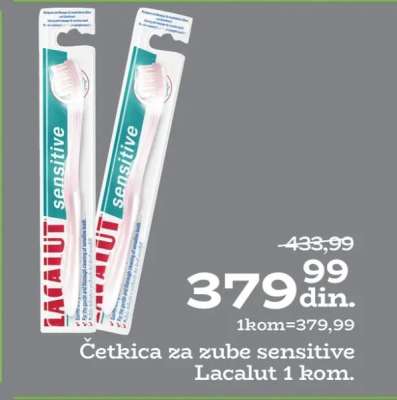 Četkica za zube sensitive Lacalut 1 kom.
