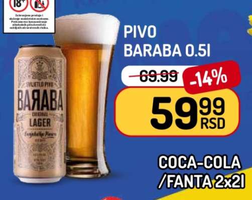 Pivo Baraba 0,5l
