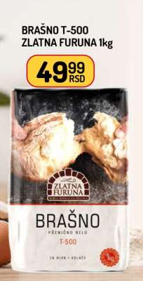 BRAŠNO T-500 ZLATNA FURUNA 1kg