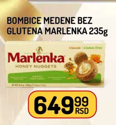 Bombice Medene Bez Glutena Marlenka 235g