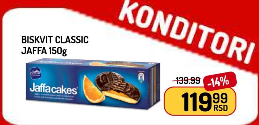 Biskvit classic Jaffa 150g