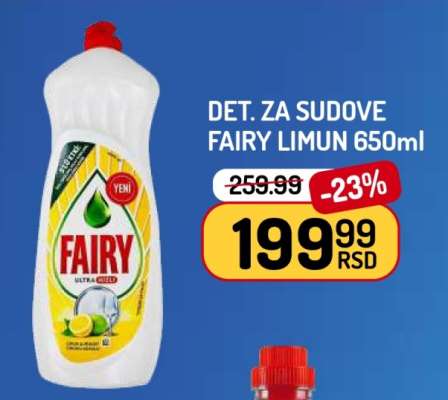 DET. ZA SUDOVE FAIRY LIMUN 650ml