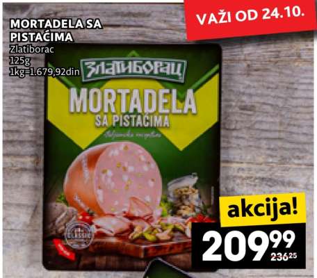 MORTADELA SA PISTACIMA