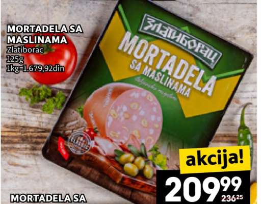 MORTADELA SA MASLINAMA