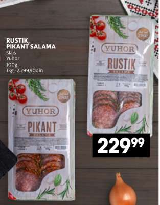 RUSTIK, PIKANT SALAMA