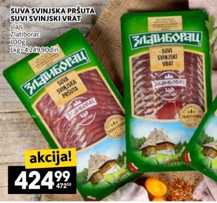 SUVA SVINJSKA PRŠUTA SUVI SVINJSKI VRAT