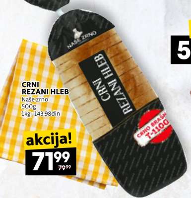CRNI REZANI HLEB