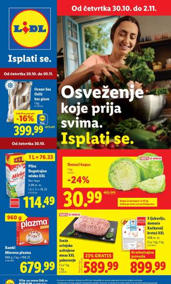 Lidl katalog - 30.10.2025 - 05.11.2025.
