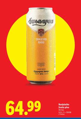 Banjalučko Svjetlo pivo