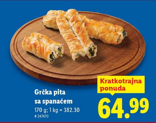 Grčka pita sa spanacem