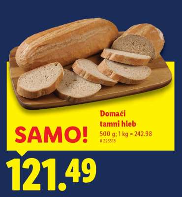 Domaći tamni hleb