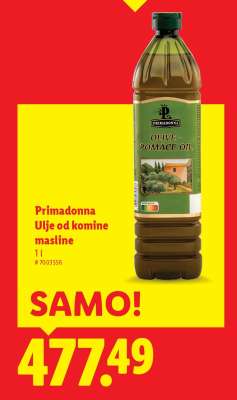 Primadonna Ulje od komine masline