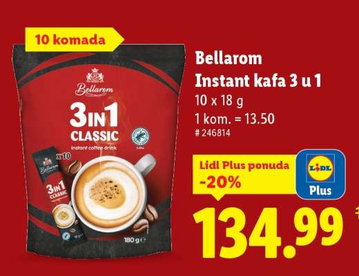 Bellarom Instant kafa 3 u 1
