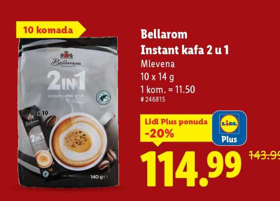 Bellarom Instant kafa 2 u 1
