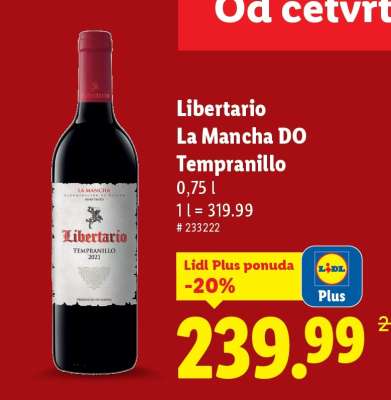 Libertario La Mancha DO Tempranillo