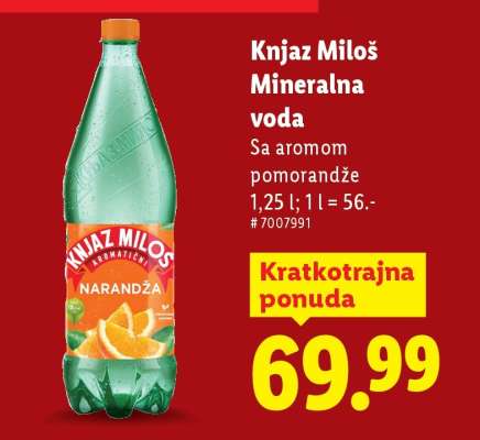 Knjaz Miloš Mineralna voda