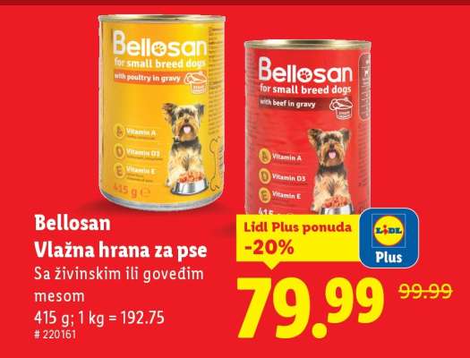 Bellosan Vlažna hrana za pse