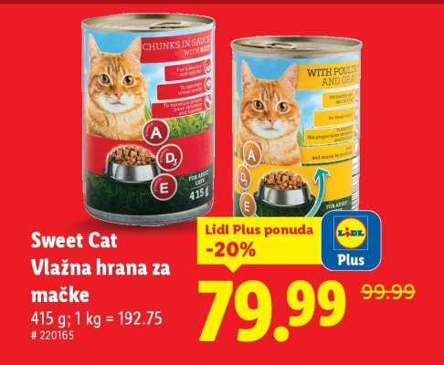 Sweet Cat Vlažna hrana za mačke