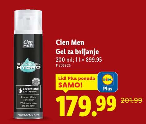 Cien Men Gel za brijanje
