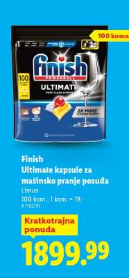 Finish Ultimate kapsule za mašinsko pranje posuđa