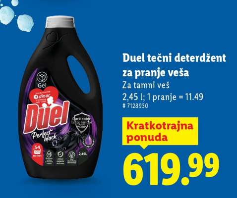 Duel Tečni deterdžent za pranje veša