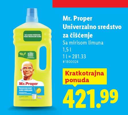 Mr. Proper Univerzalno sredstvo za čišćenje