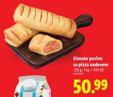 Lisnato pecivo sa pizza nadevom