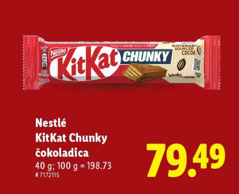 Nestlé KitKat Chunky čokoladica