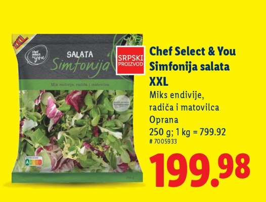 Chef Select & You Simfonija salata XXL