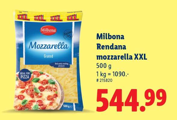 Milbona Rendana mozzarella XXL