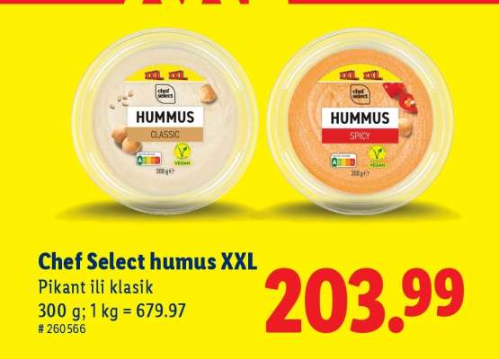 Chef Select Humus XXL