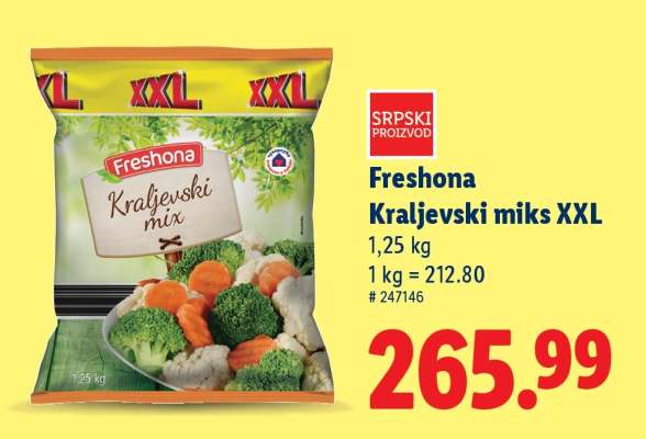 Freshona Kraljevski miks XXL