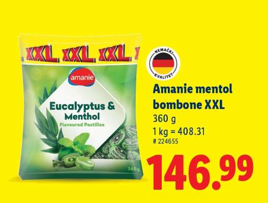 Amanie Mentol bombone XXL