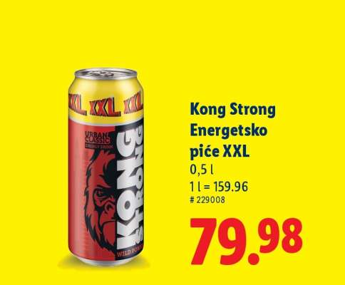 Kong Strong Energetsko piće XXL
