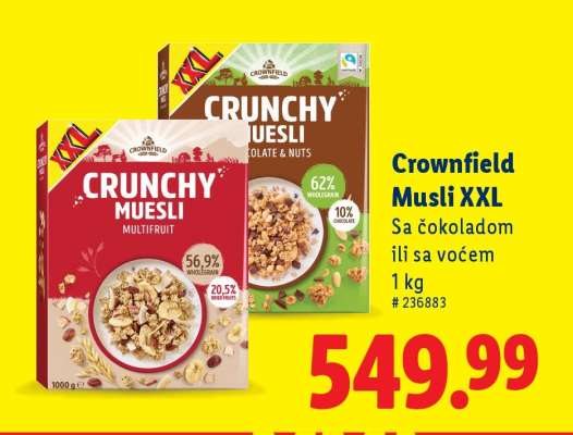 Crownfield Musli XXL