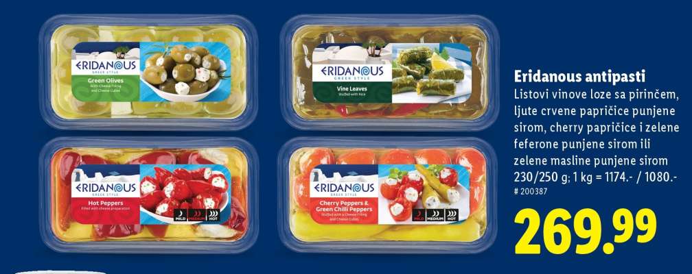 Eridanous antipasti