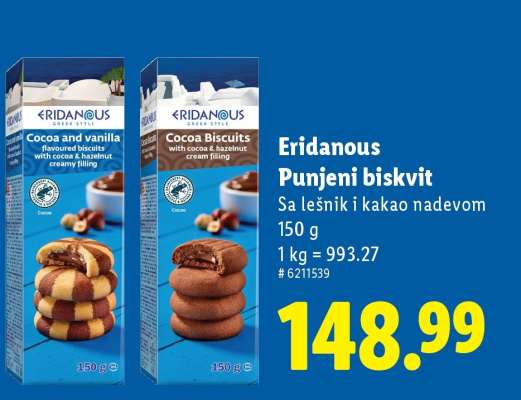 Eridanous Punjeni biskvit