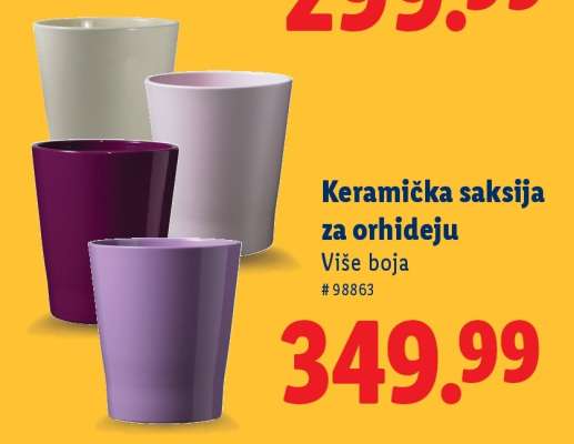 Keramička saksija za orhideju