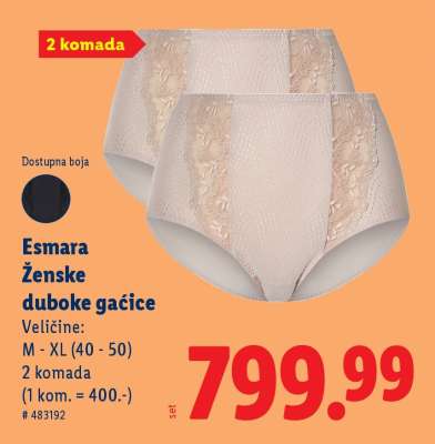 esmara Ženske duboke gaćice