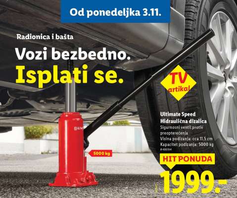 Ultimate Speed Hidraulična dizalica