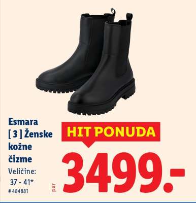 Esmara Ženske kožne čizme