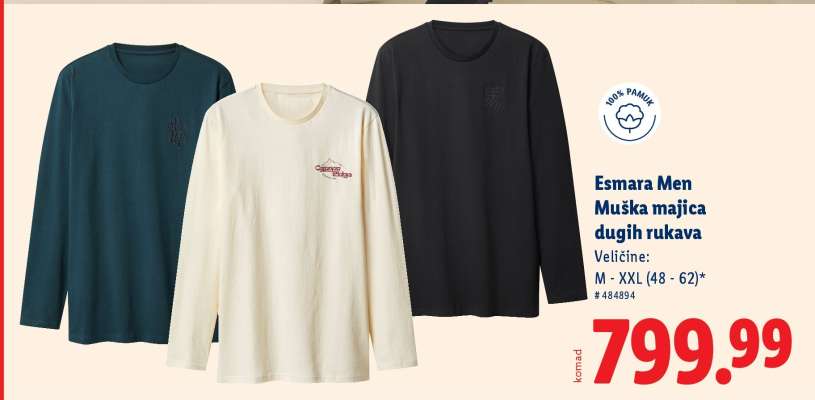 esmara MEN Muška majica dugih rukava