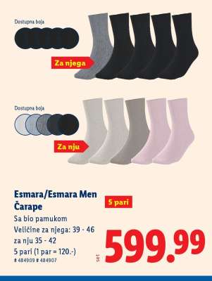 esmara / esmara MEN Čarape